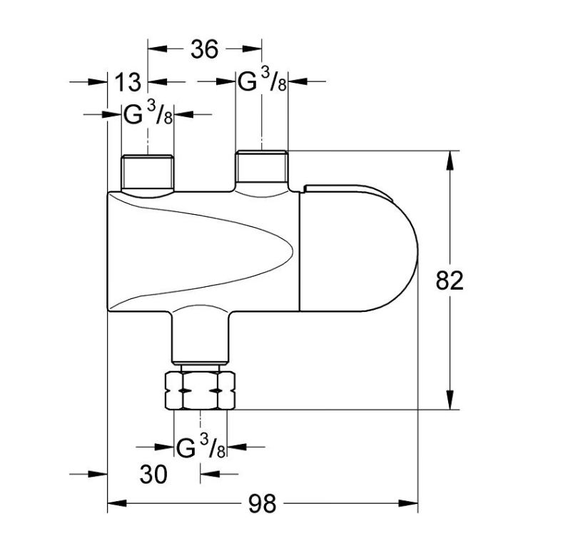 Grohe Thermischer Verbrühschutz/ Untertischthermostat 34 023 000 Neu4