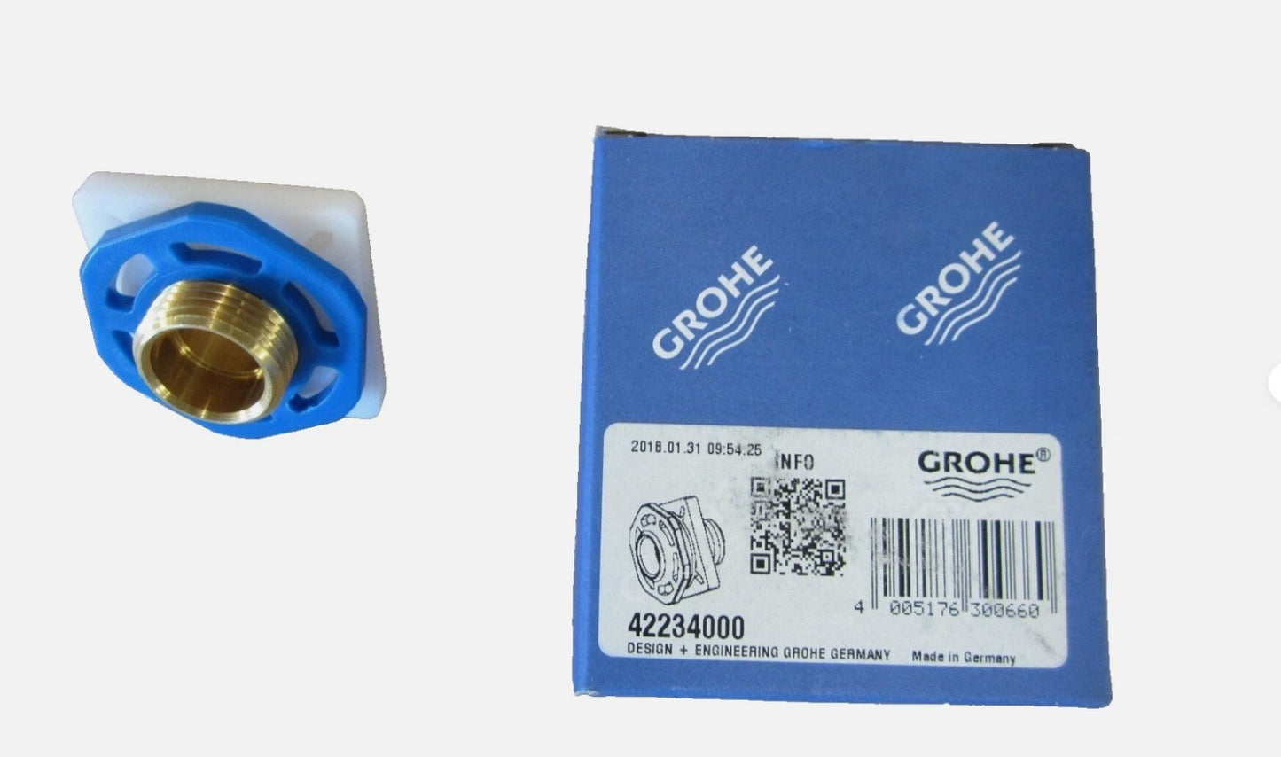 GROHE Adapterplatte Wasseranschluss 1/2 Zoll für WC-Spülkasten - 422340001