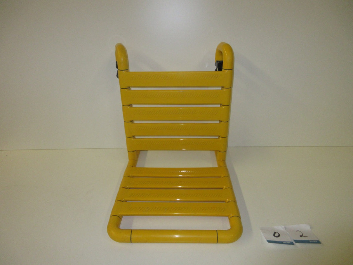 Duschsitz zum Einhängen, Normbau, Serie 801, Farbe gelb3