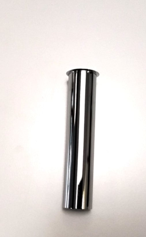 Ablaufrohr 1 1/4"" x 150mm verchromt gerade mit Bördelrand3