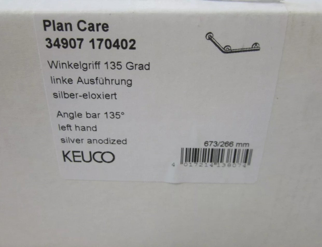 Keuco Winkelgriff links 34907 170402 135° Silber-Eloxiert 280x420mm3