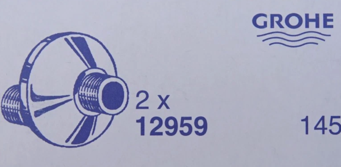 Grohe 12959 S-Anschluss schallreduziert NEU (2er Set)2