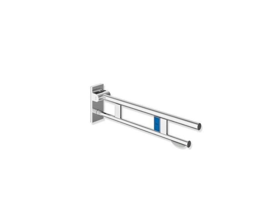HEWI 900.50.11640 Stützklappgriff Duo Edelstahl verchromt Design A 850 mm0