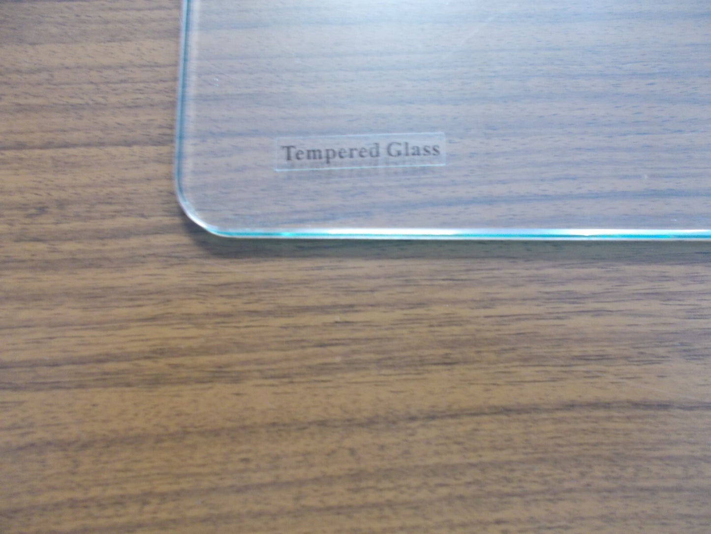 Glaseinlegeboden 500x134 mm ESG 6 mm , Ecken mit Radius R13 abgerundet1