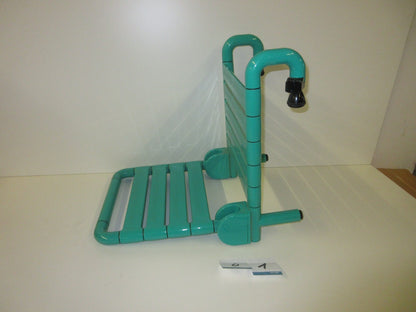 Duschsitz zum Einhängen, Normbau, Serie 801, Farbe türkis3