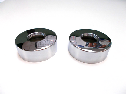 GROHE S Anschluss  1/2" x 2/3" Metall Rosetten & Schalldämpfer 2er Pack 126795453