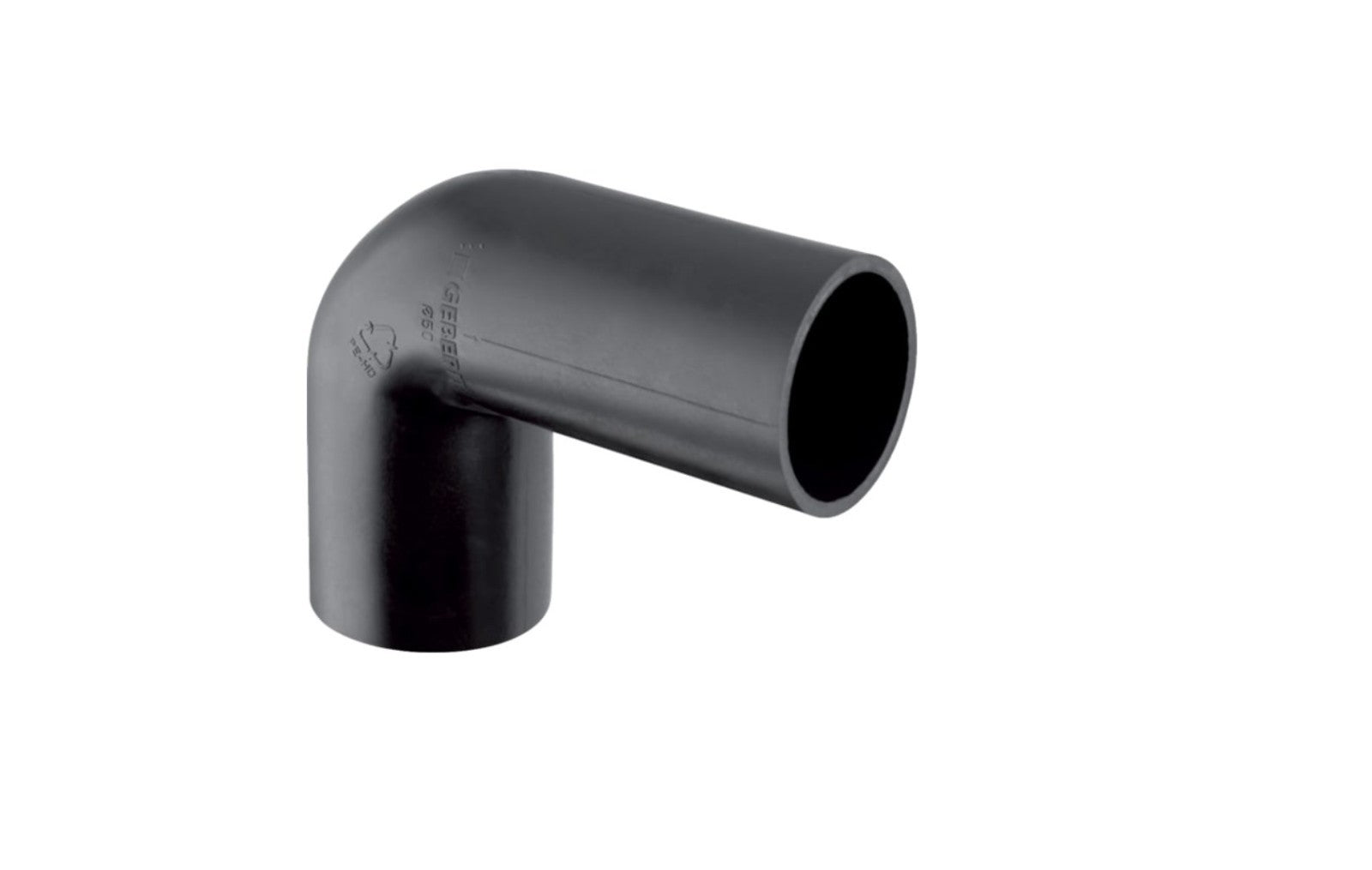 Geberit PE Anschlußbogen  DN 56x50mm, 90Grad für Manschette 363.080.16.1.0