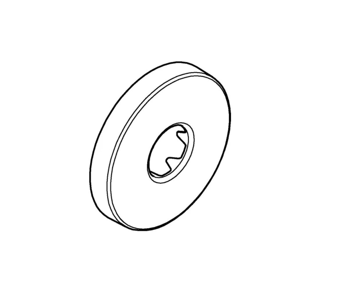 Grohe Rosette 11741000 Chrom 2er Pack Neu OVP ACHTUNG 2 STÜCK JE PACKUNG!!!1