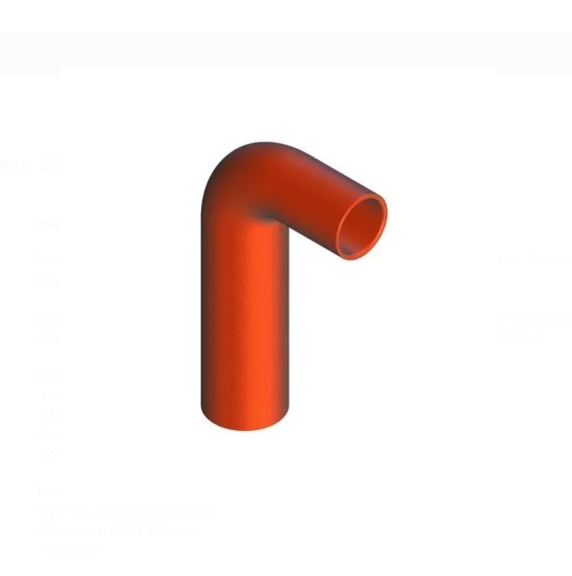 Düker SML Anschl. für Wascht./Spül./Urinal, 40x50 mm0