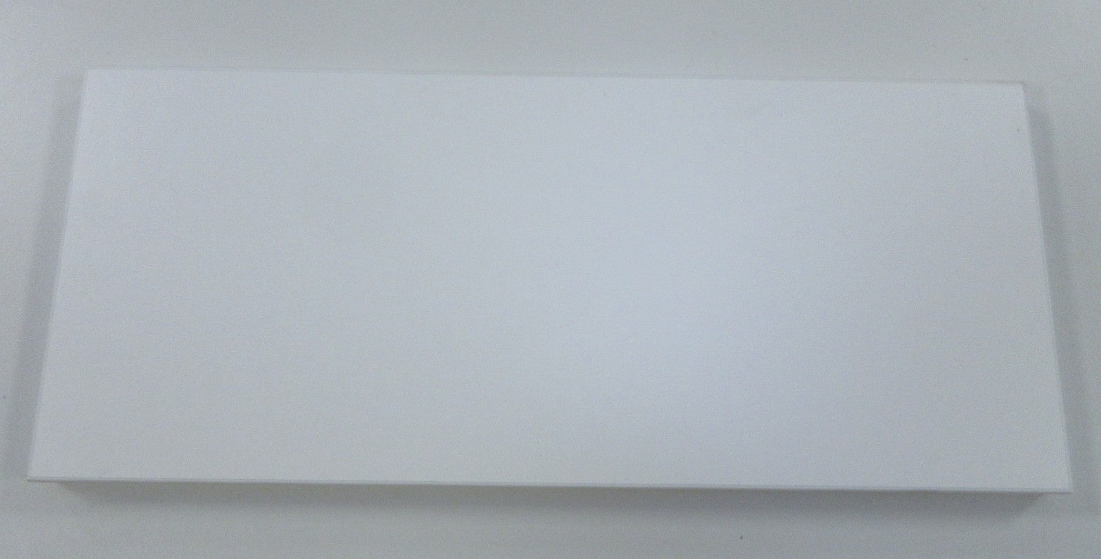 Spanplatte weiß mit ABS Kante B-Ware leichte Abplatzungen 19 mm 40 x 16 cm1