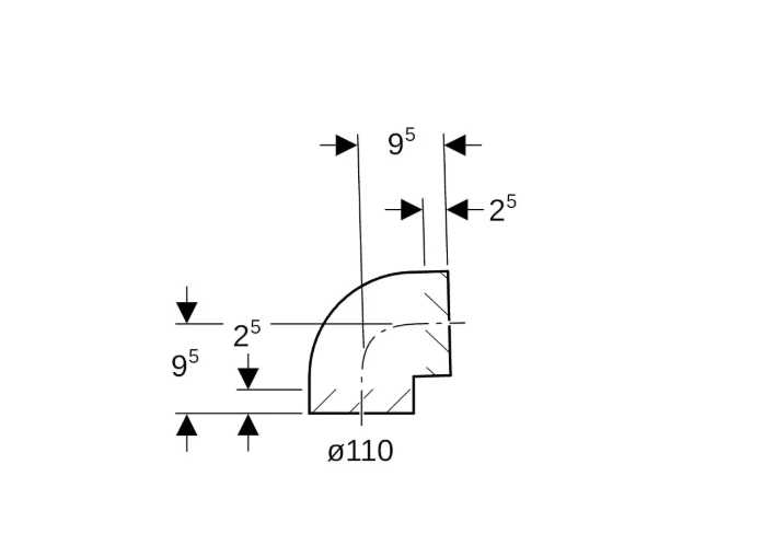 Geberit PE Bogen 110/88,5 neu2