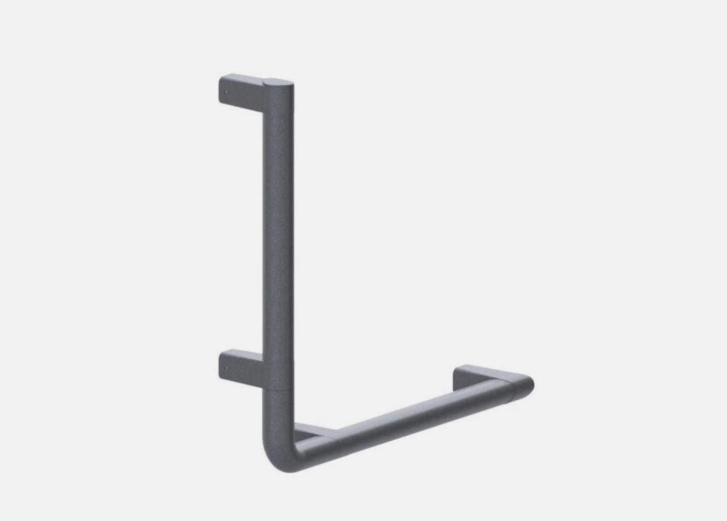 Normbau Winkelgriff Cavere 400 x 400 mm anthrazit-metallic (grau)0