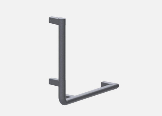 Normbau Winkelgriff Cavere 400 x 400 mm anthrazit-metallic (grau)0