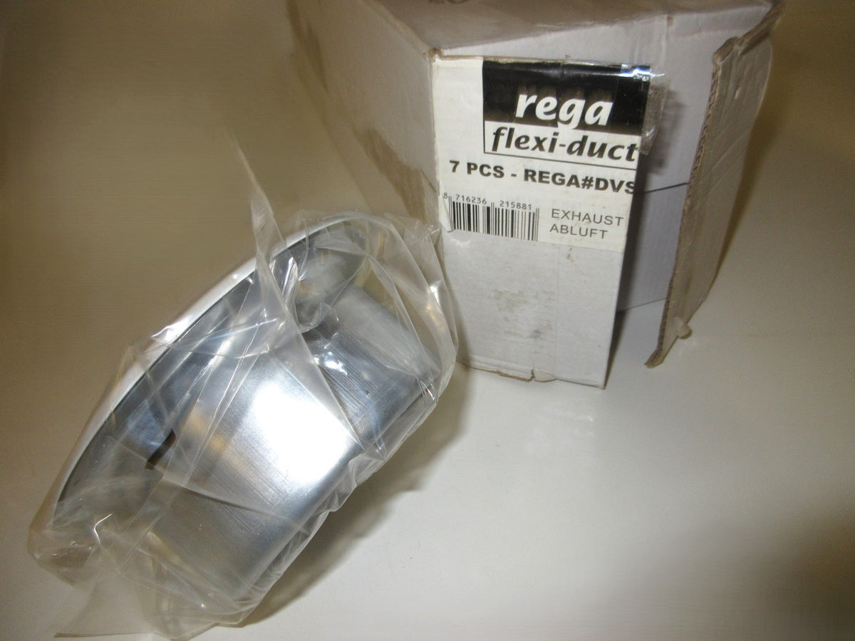 Rega Flexi-Duct Abluft-Tellerventil  aus Stahlblech weiß DVS1001