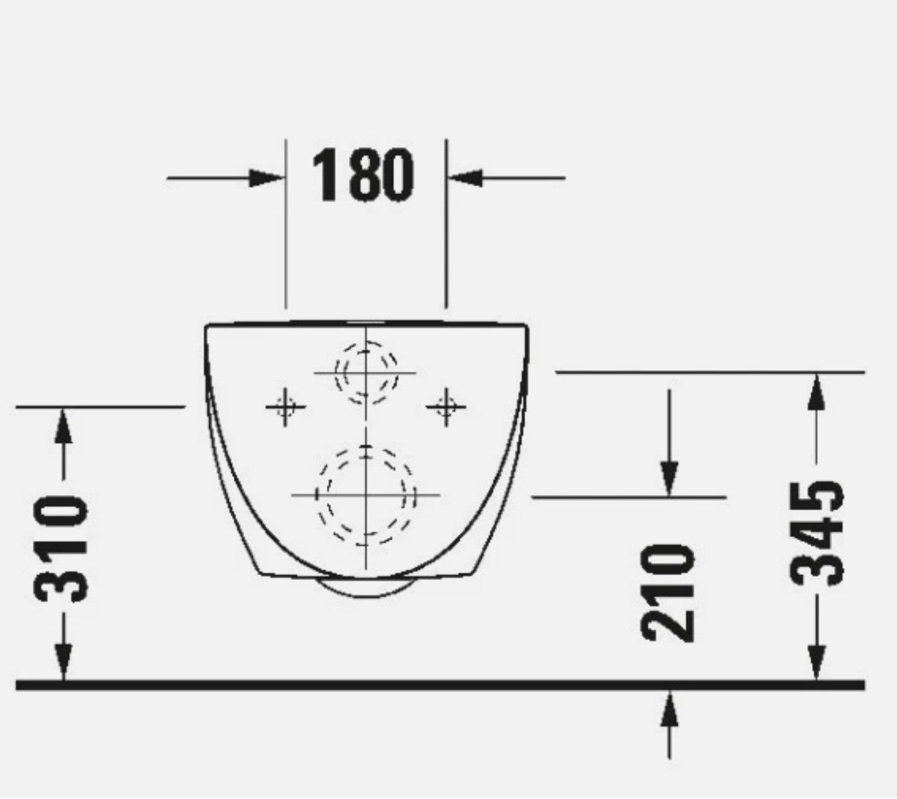Duravit Architec 2546090064 Wand WC  mit HAAS 6573 Schallschutzset6