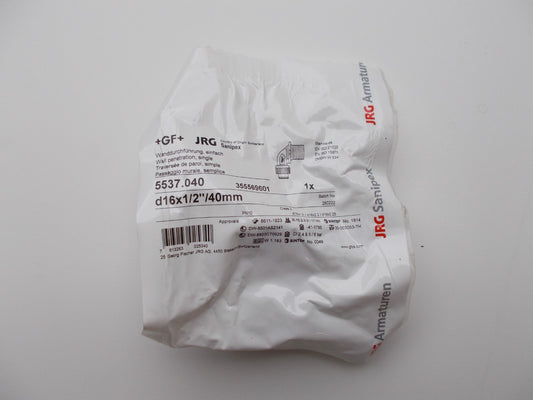 JRG Sanipex Wanddurchführung 5537.040 1/2" x 16 x 40 mm0