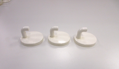 NORMBAU Handtuchhaken 3er Set weiß1