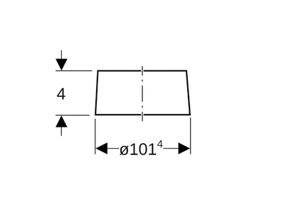 Geberit PE Stützring 110/101,4 mm neu