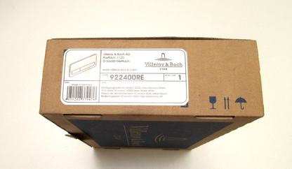 Villeroy & Boch ViConnect Drückerplatte Glas Weiß2