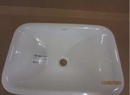 Duravit DuraStyle Einbau Waschtisch 600 Weiß ohne Überlauf R Röhl Waldbüttelbru0