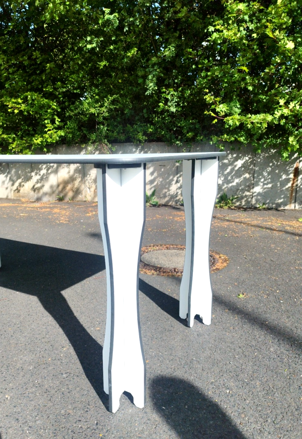 Garten Terrassen Balkon Ess-Tisch aus HPL Wetterfest3