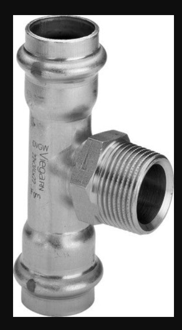 Viega Sanpress Inox T-Stück, Modell 2317.12