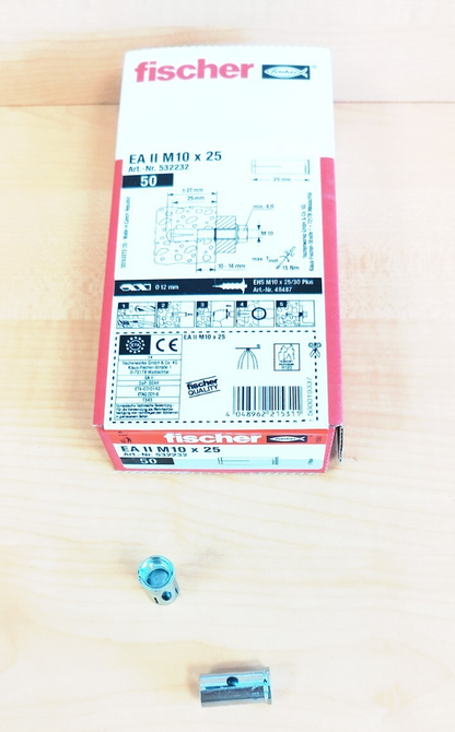 Fischer Einschlaganker EA II M10x25, 532232, VPE 50 Stück0