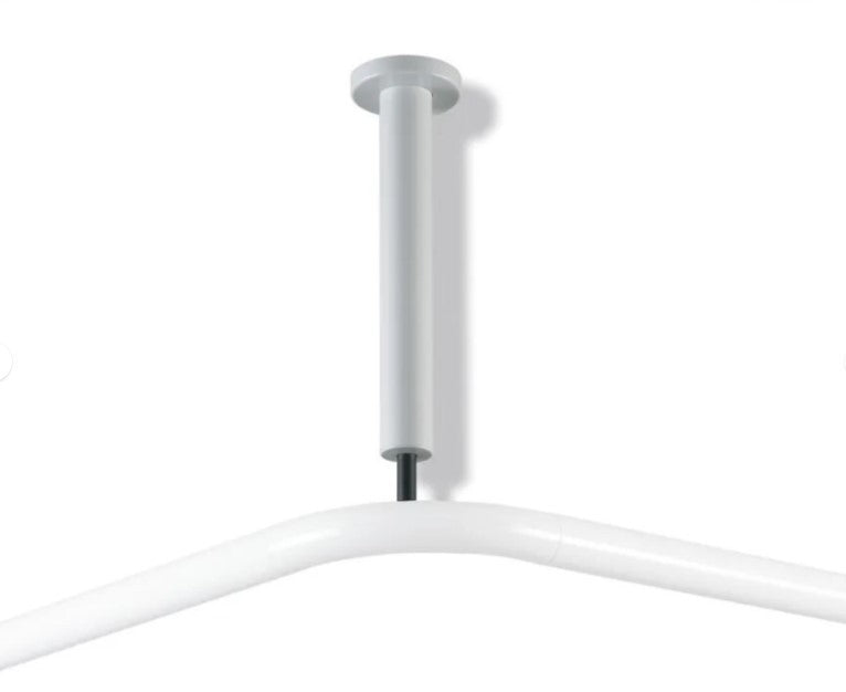Hewi Deckenabhängung Serie 801 Reinweiss Sonderlänge 330 mm2