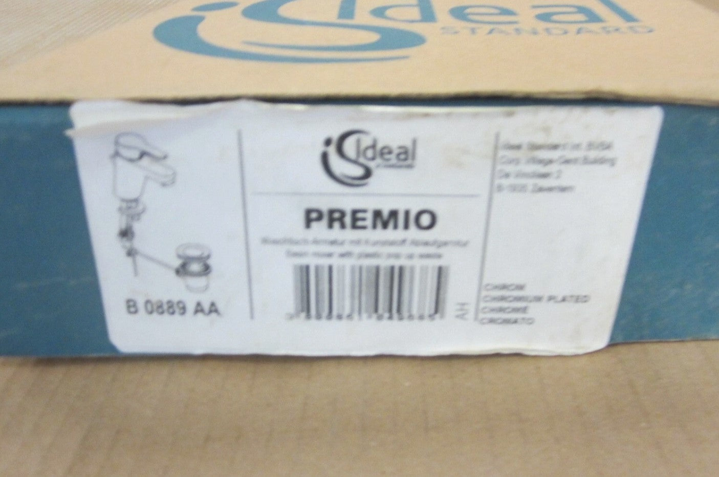 ideal standard waschtischarmatur Premio B0889 AA mit Ablaufgarnitur2