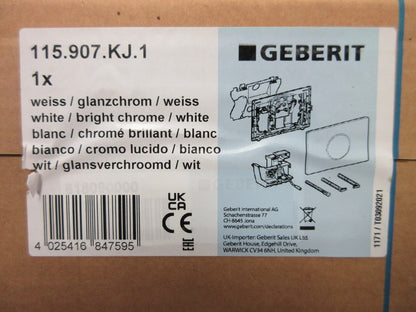 Geberit Sigma10 WC-Steuerung für 2-Mengen-Spülung,  berührungslos, Netzbetrieb1