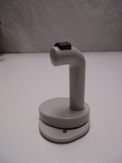 Normbau Einzelhaken mit Türstopper  grau/Manhattan Neu0