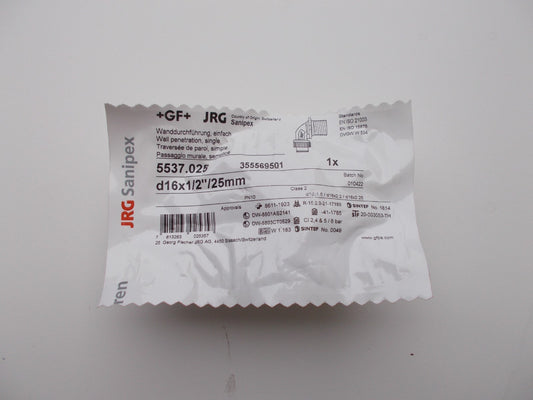 JRG Sanipex Wanddurchführung 5537.0250
