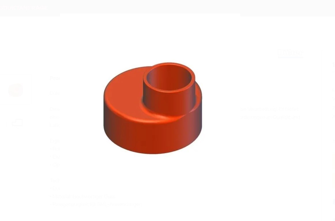 Düker SML Übergangsrohr 100 x 50 mm0