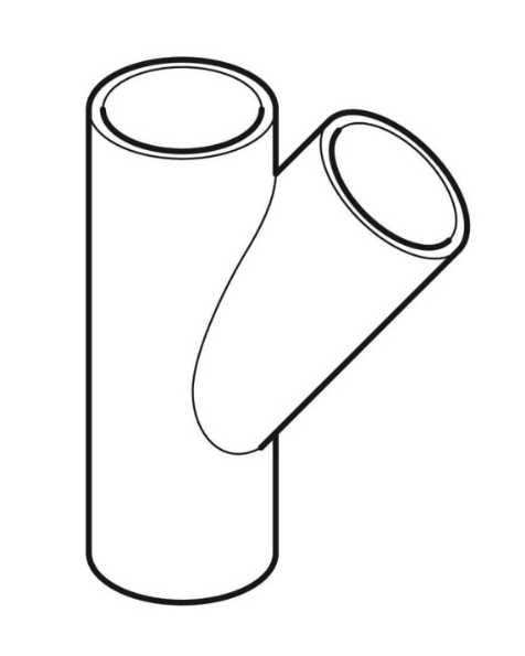 Geberit PE Abzweig 110x110 45 Neu1