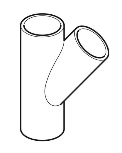 Geberit PE Abzweig 110x110 45 Neu1