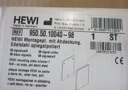 HEWI Montageplatte 950.50.10040 Edelstahl Hochglanz poliert1