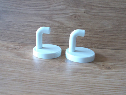 HEWI Einzalhaken Serie 477 2er Pack in weiß 50 mm Durchmesser4