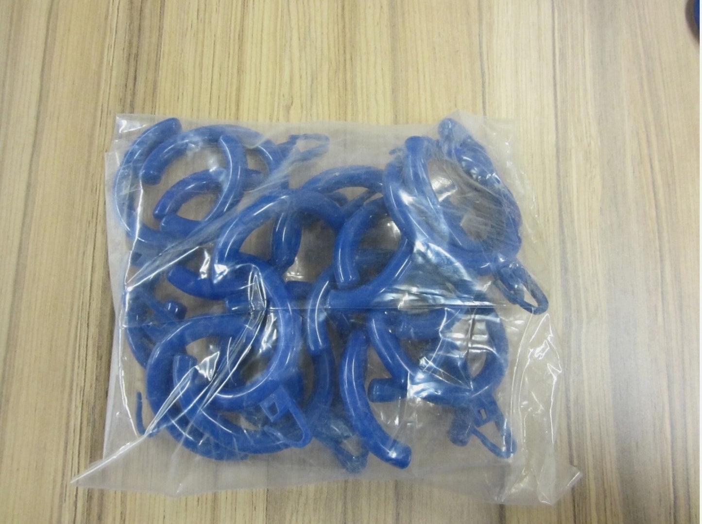 Normbau Nylon-Line Dusch Vorhangringe Farbe Dunkelblau 18 Stück1