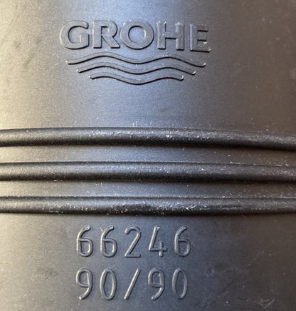 GROHE WC Ablaufbogen PP Ø 90 mm x 90mm neu5