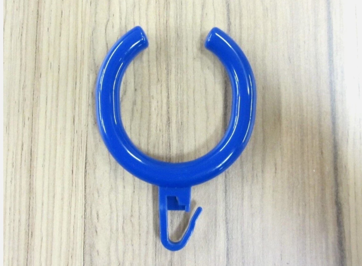 Normbau Nylon-Line Dusch Vorhangringe Farbe Dunkelblau 18 Stück0