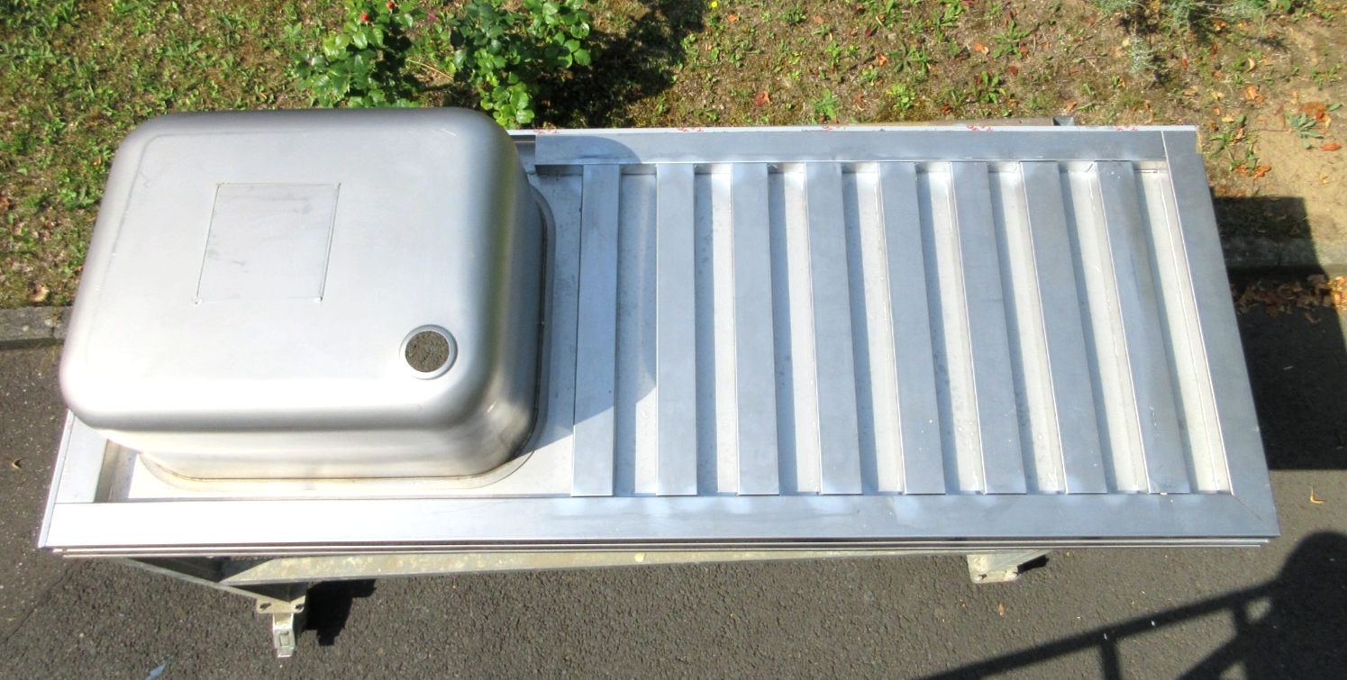 ALLPAX Edelstahl Spüle für Profi Küche 1800 X 690 mm aus VA 4016 Edelstahl Neu9