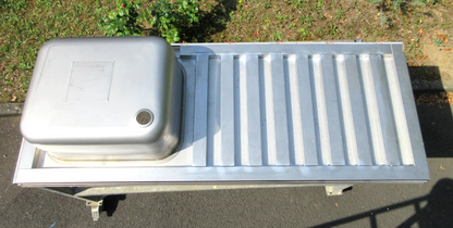 ALLPAX Edelstahl Spüle für Profi Küche 1800 X 690 mm aus VA 4016 Edelstahl Neu9