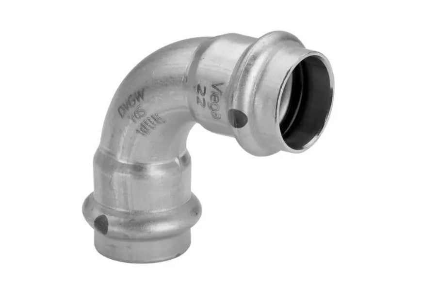 Viega Bogen Sanpress Inox 2316 , 90Gr., 15mm  SC-Contur0