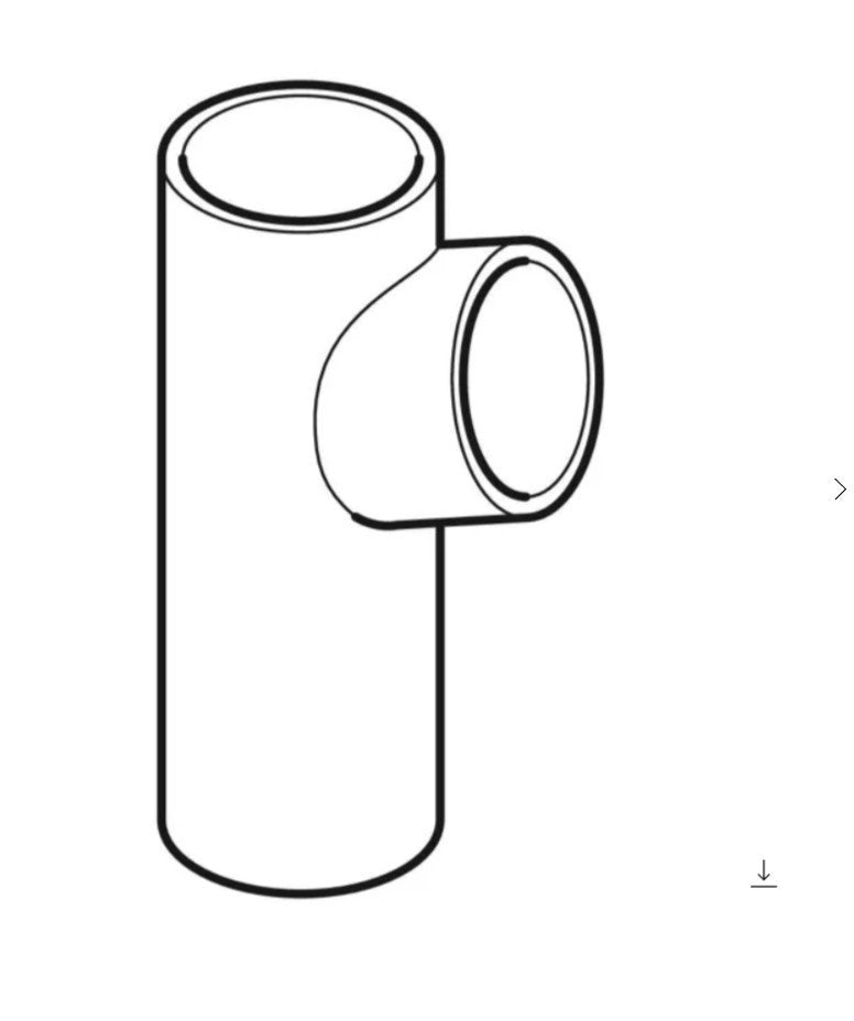 Geberit PE Abzweig 88,5Gr d110/110 neu1