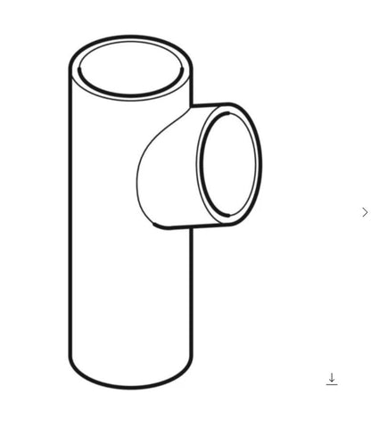 Geberit PE Abzweig 88,5Gr d110/110 neu1