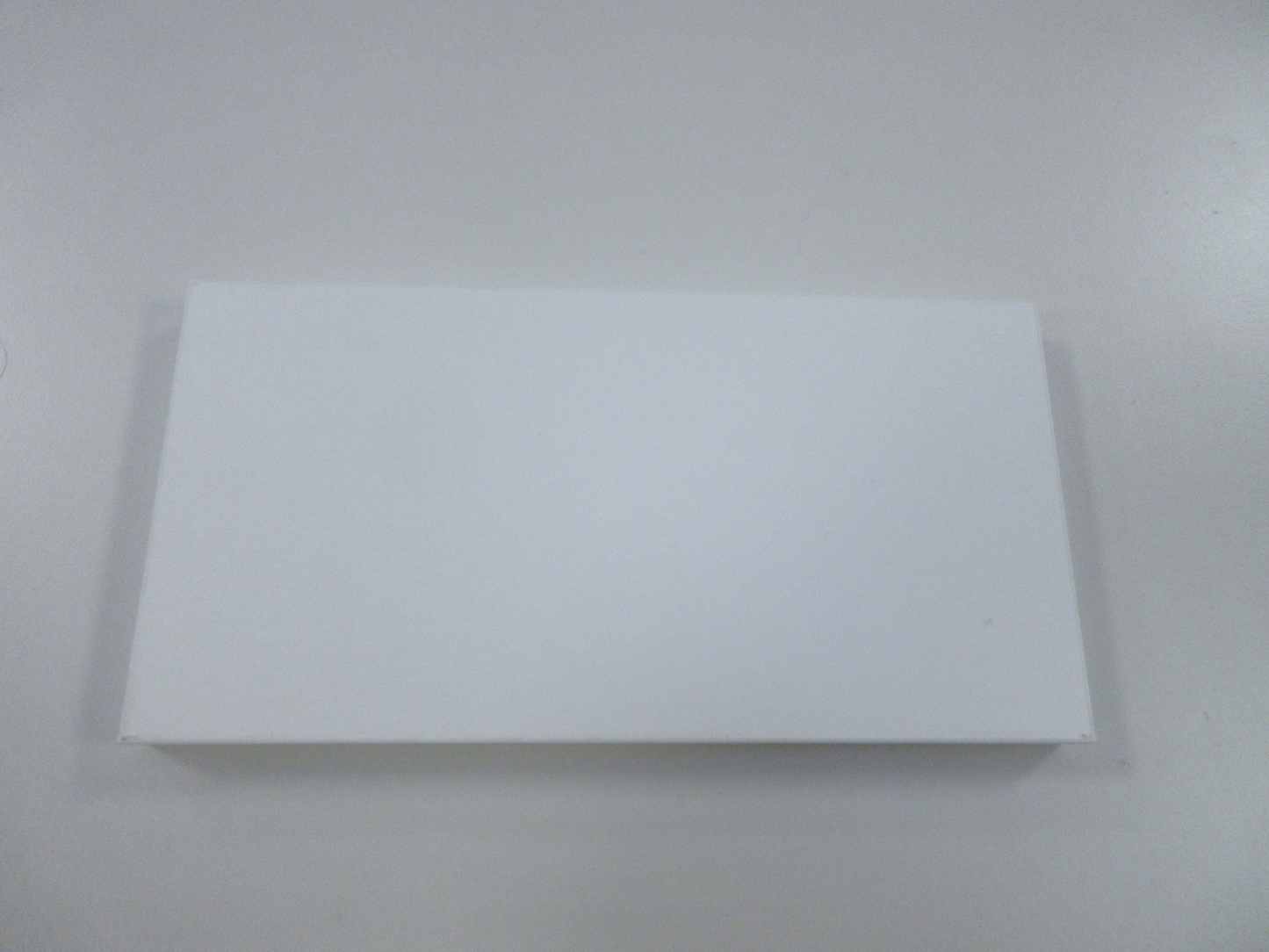 Spanplatte weiß mit ABS Kante B-Ware leichte Abplatzungen 16 mm 22, 5 x 11,5 cm0