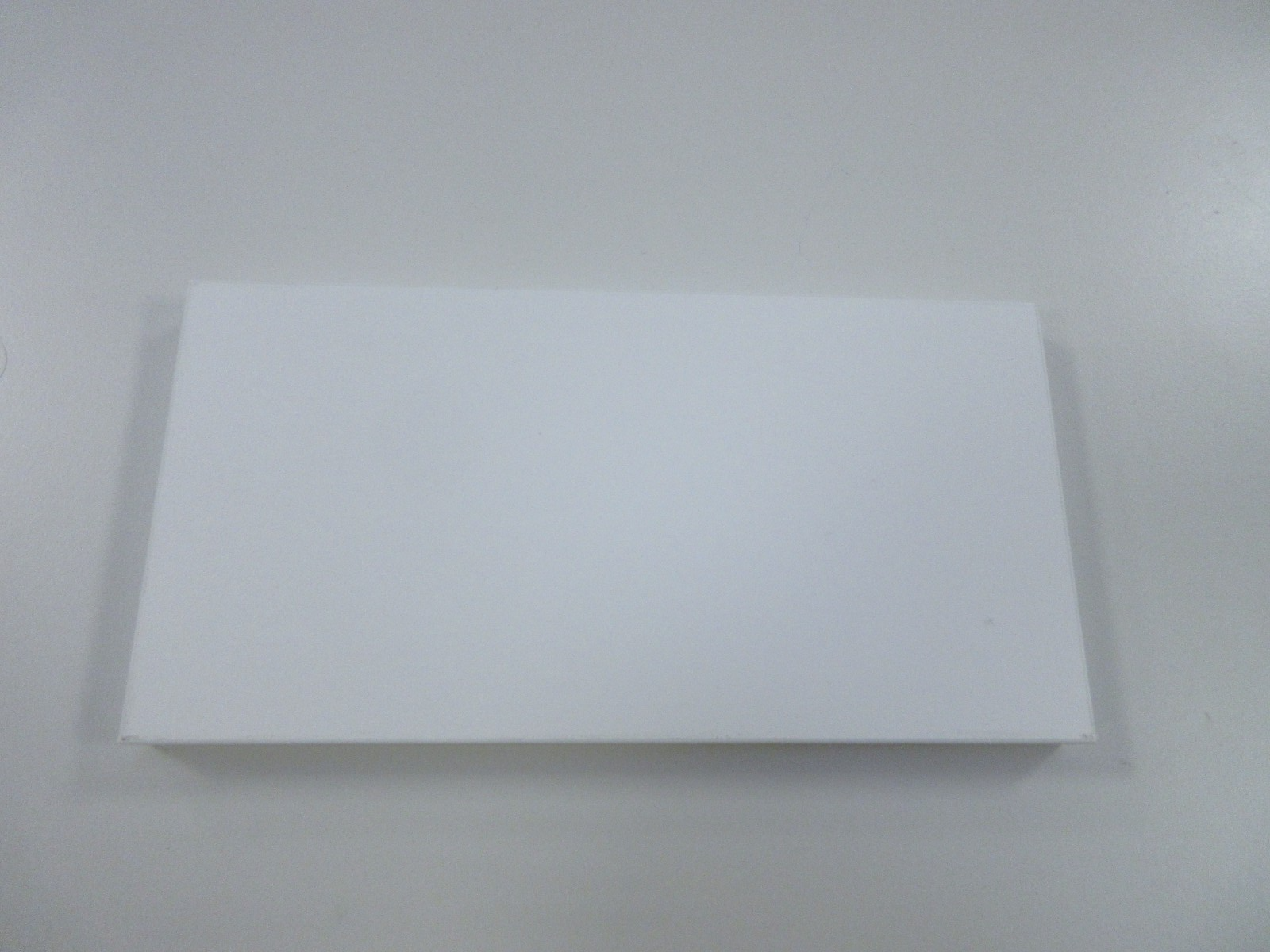 Spanplatte weiß mit ABS Kante B-Ware leichte Abplatzungen 16 mm 22, 5 x 11,5 cm0