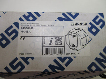 Hansa Transformator, 230/12 VDC Neu3