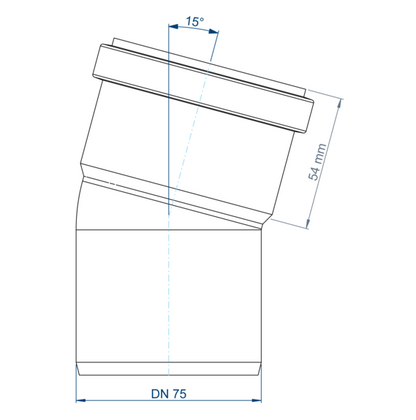 POLO-KAL NG Bogen DN 75/15 Poloplast Neu2