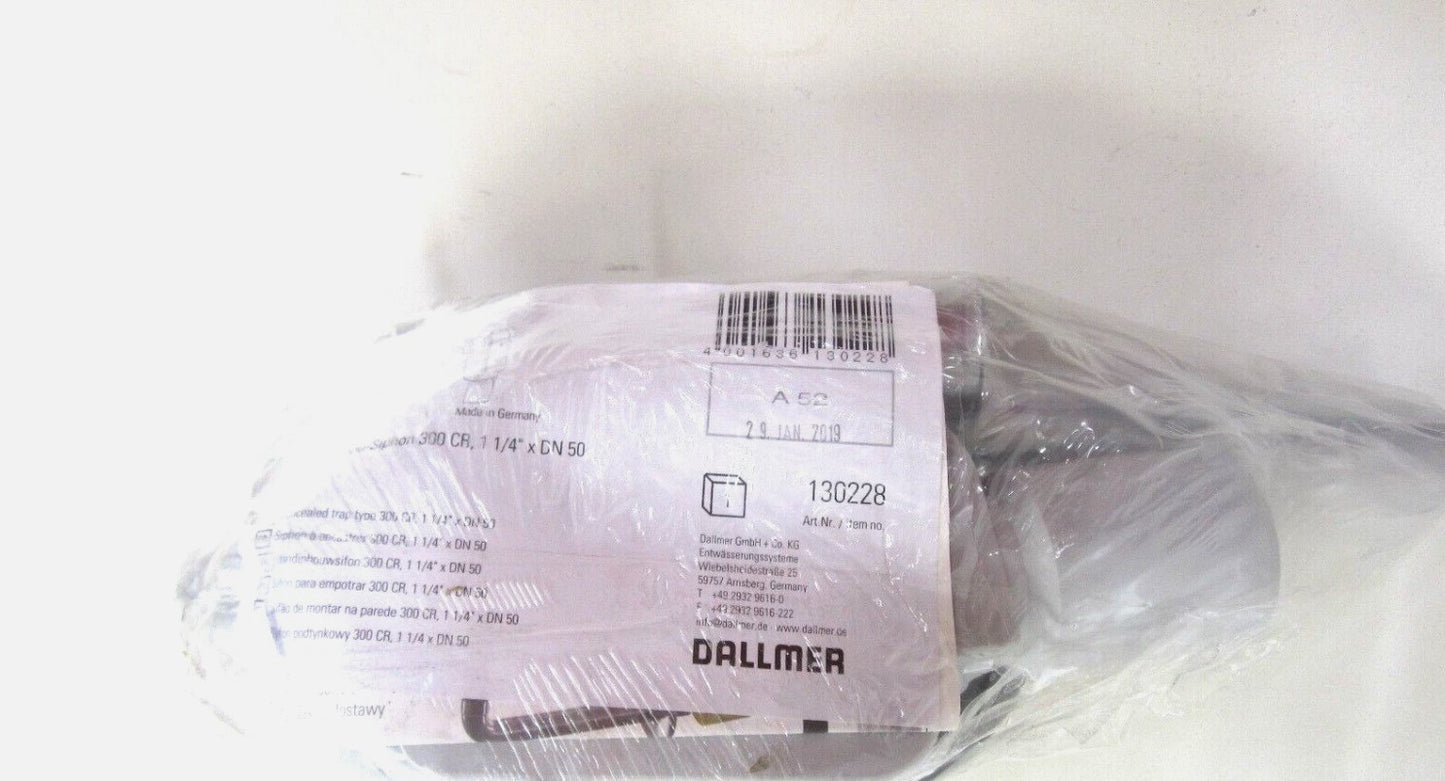 DALLMER Wandeinbau-Siphon 300 CR, 1 1/4" xDN50 -1302281